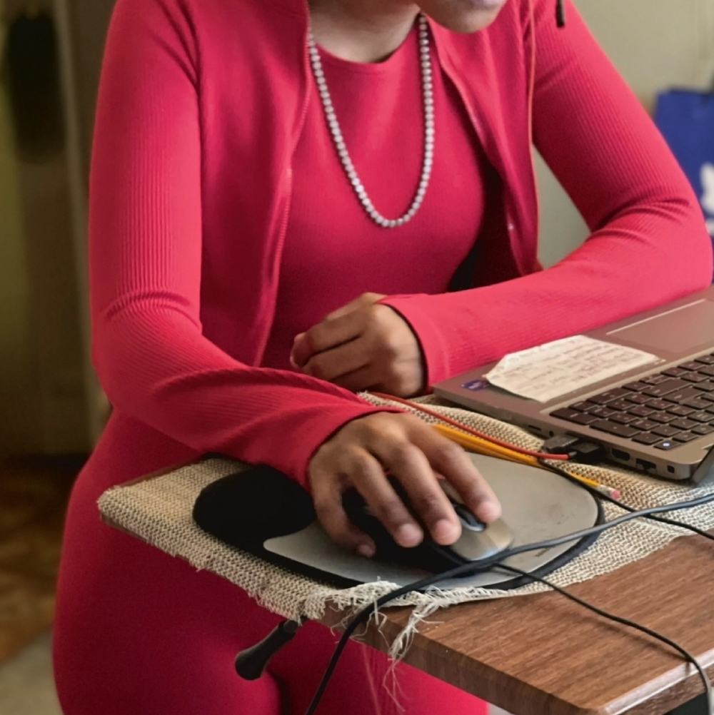 Women’s Red Ribbed Long-Sleeve Cardigan and Top Set